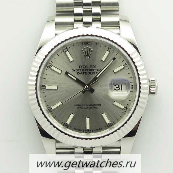 Copy R01ex Datejust II 126334 41mm Noob Factory SS Rhodium Dial 3235